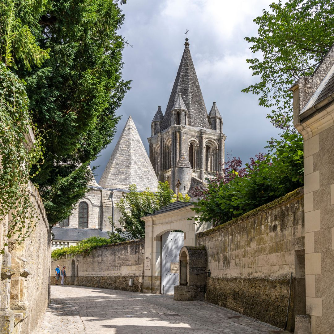 Iglesia de St Ours, castillo de Loches, Francia