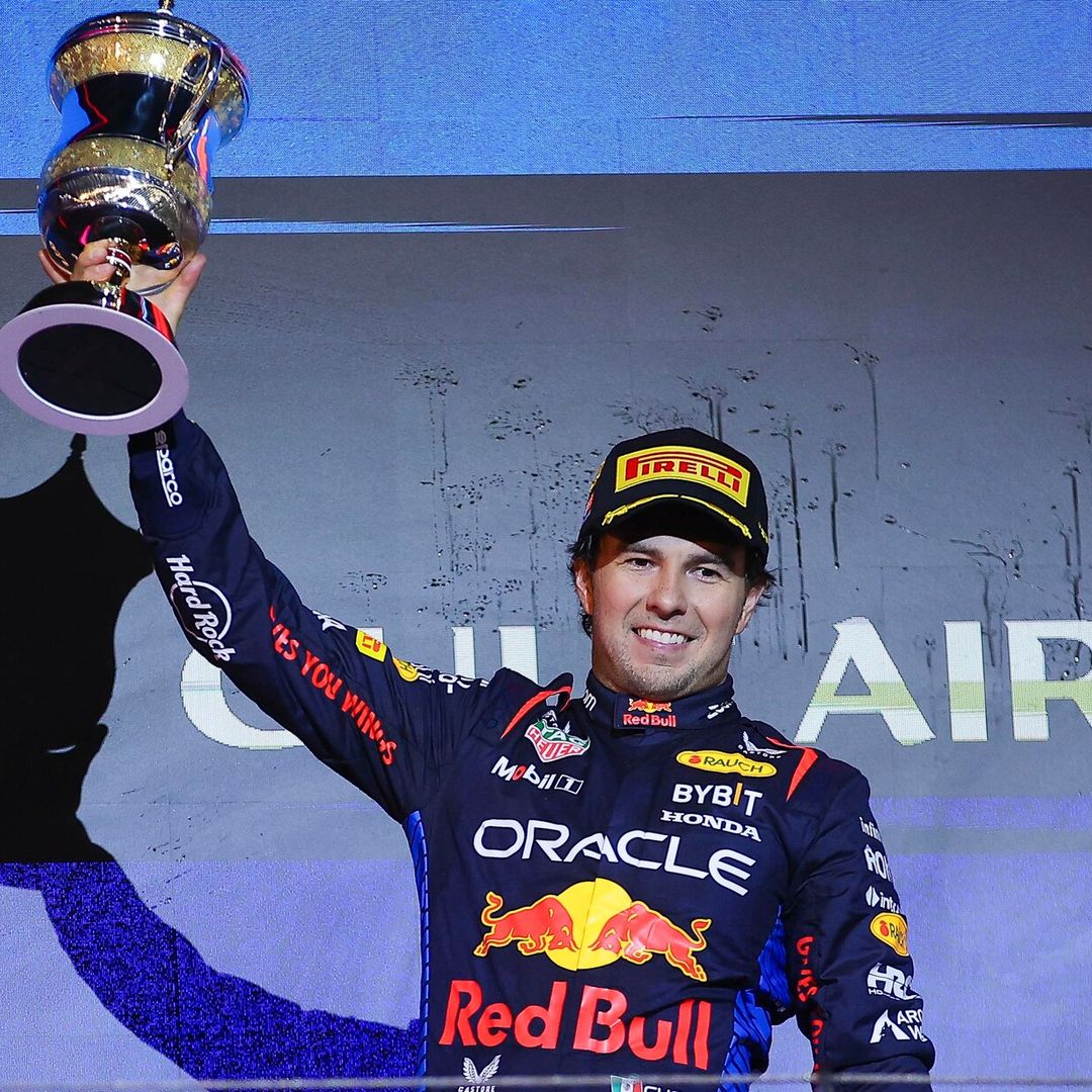 Tras conseguir el subcampeonato de la Fórmula 1, Checo Pérez logra su primer podio del año