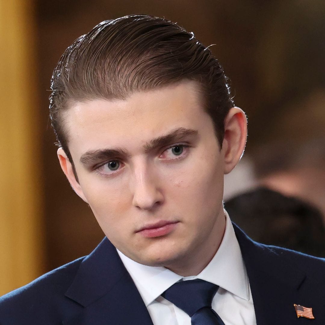 Barron Trump attends inauguration ceremonies in the U.S. Capitol Rotunda on January 20, 2025 in Washington, DC. Donald Trump takes office for his second term as the 47th president of the United States. (Photo by Kevin Lamarque - Pool/Getty Images)