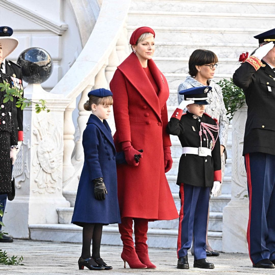 Alberto y Charlene de Mónaco presiden el Día Nacional del Principado junto con todos los Grimaldi