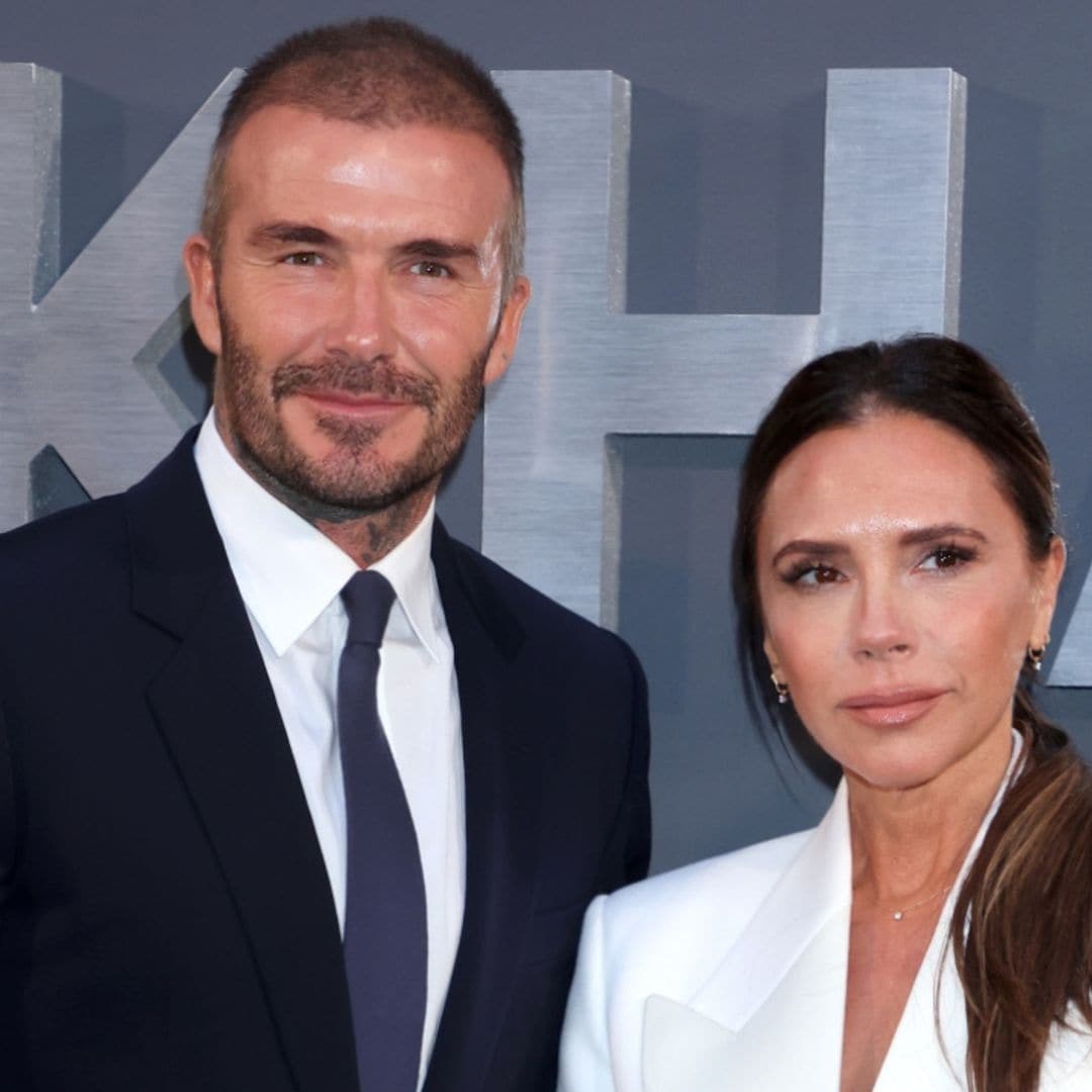 David Beckham muestra las consecuencias del accidente que ha sufrido su mujer Victoria en el gimnasio