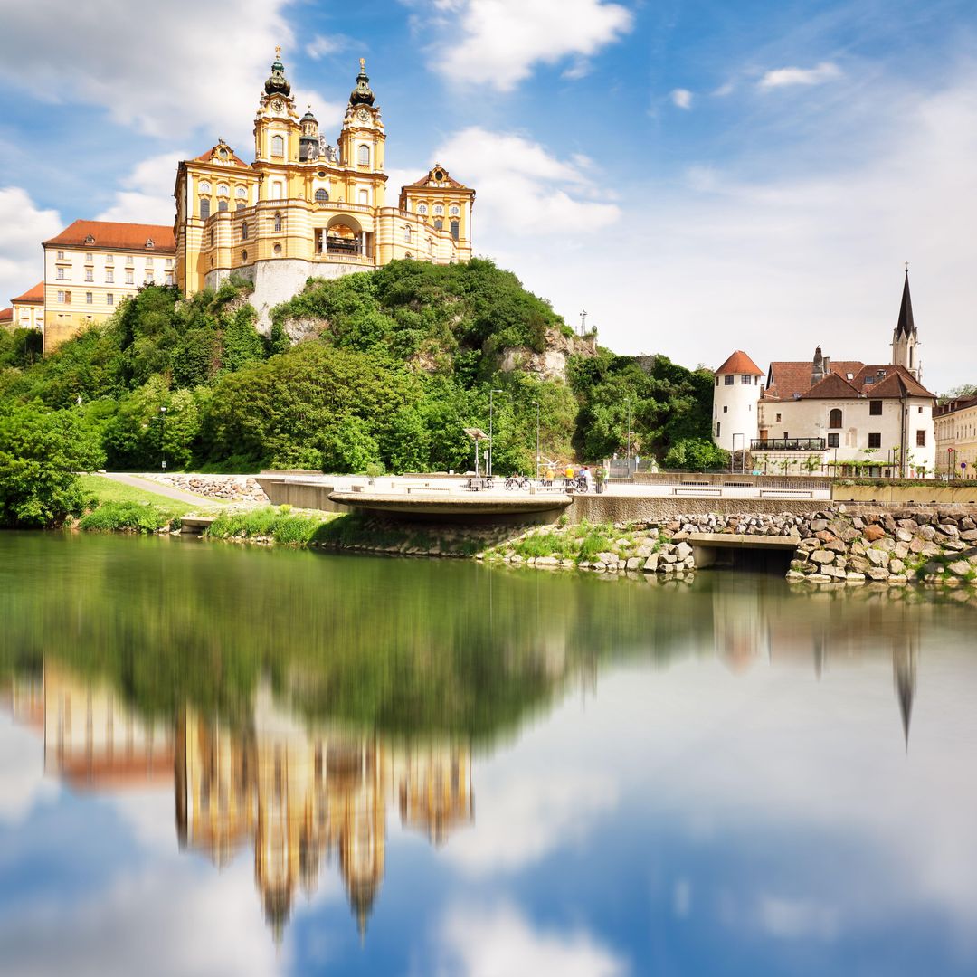 Abadía de Melk, en el valle de Wachau, Austria