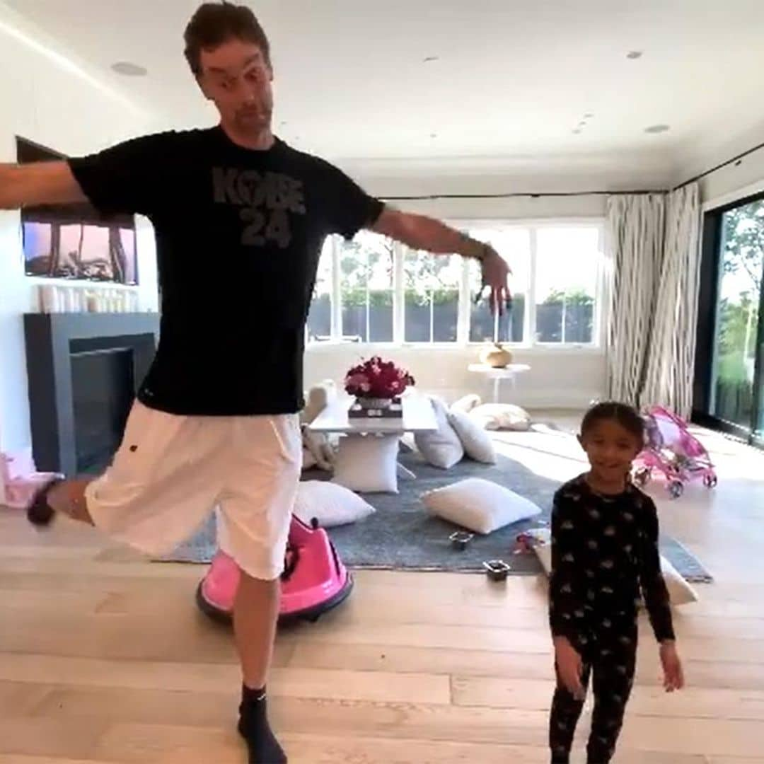 Pau Gasol, como nunca le habíamos visto: ¡bailando ballet con la hija de Kobe Bryant!