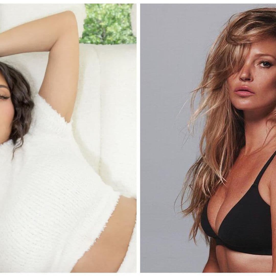 Kim Kardashian une fuerzas con Kate Moss para la nueva campaña de su línea de ropa íntima