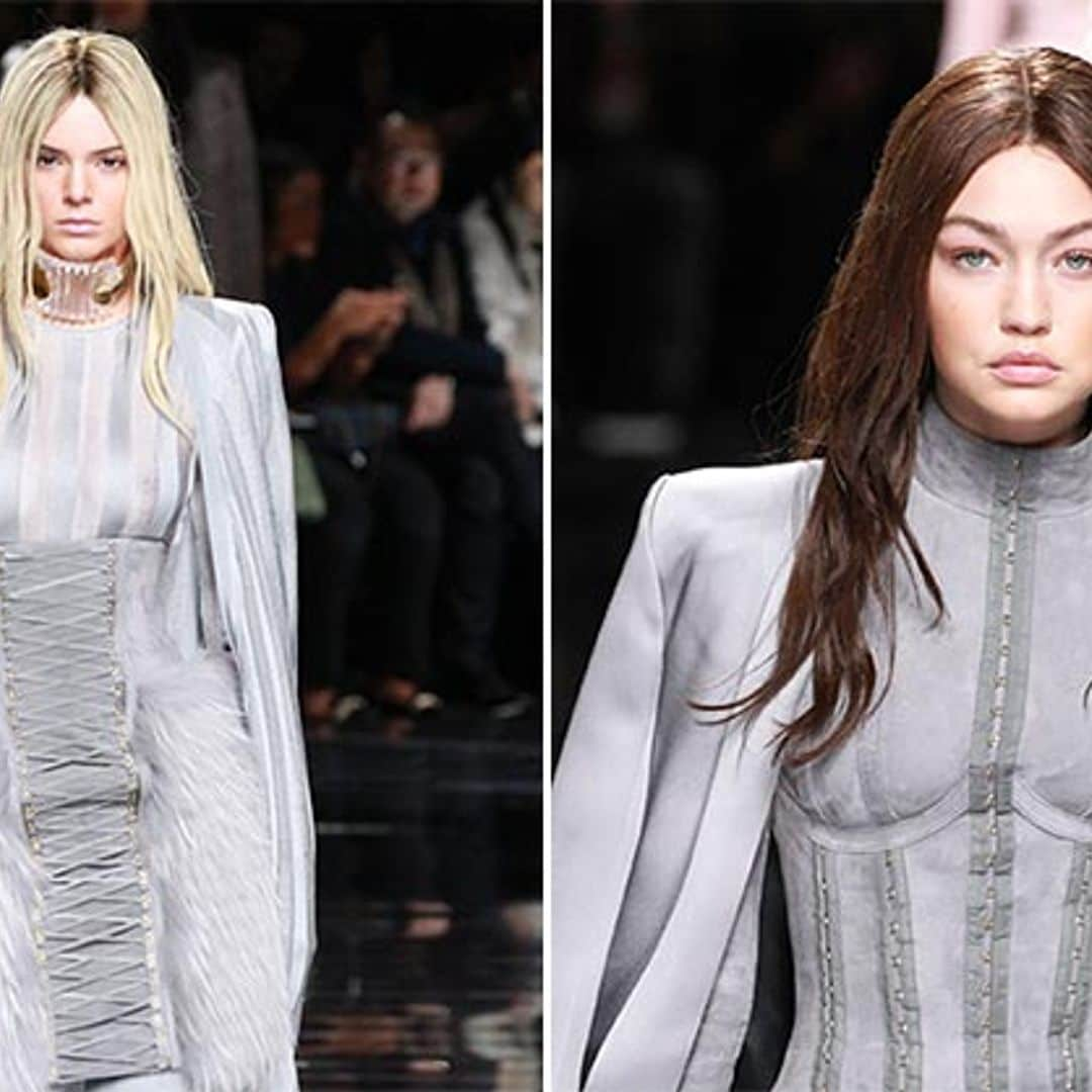 ¡Intercambio de melenas! Kendall y Gigi estrenan 'look' en Balmain