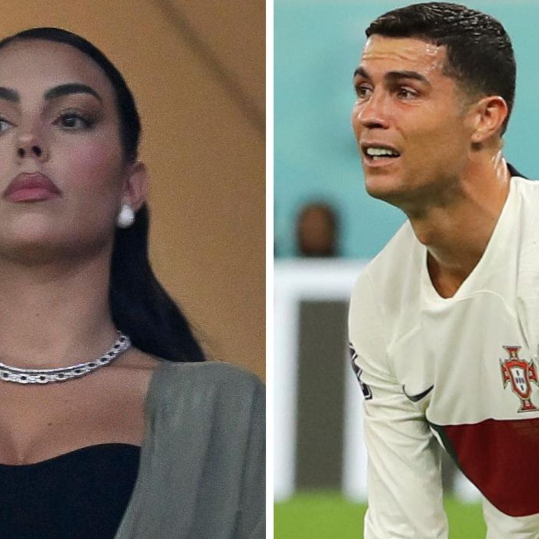 El fuerte enojo de Georgina Rodríguez y el llanto de CR7 tras eliminación de Portugal