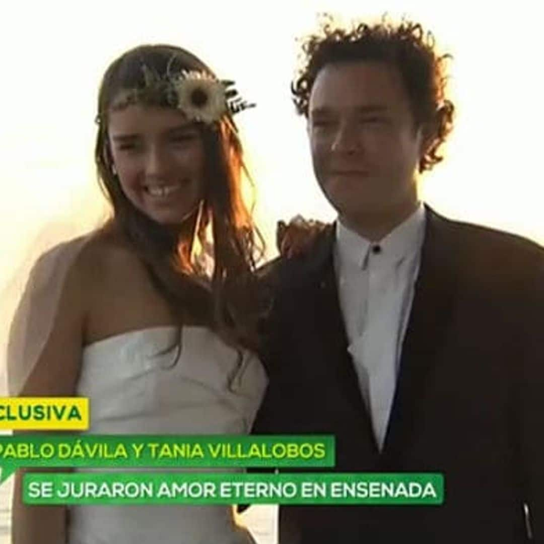 Pablo Dávila, hijo menor de Pati Chapoy, se casa con Tania Villalobos en una mágica boda en Ensenada