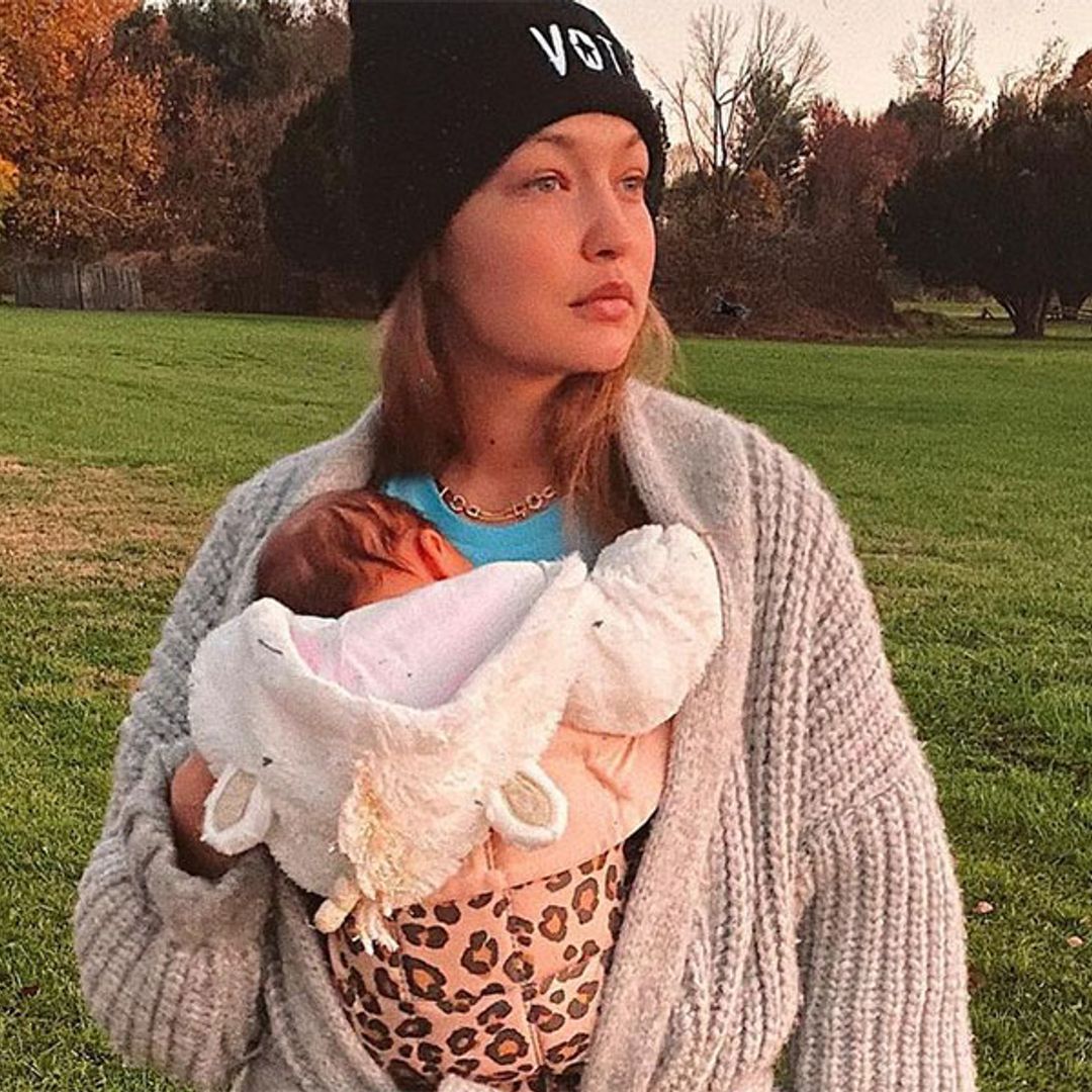 Gigi Hadid comparte la foto más inesperada de su embarazo ¡justo antes de dar a luz!