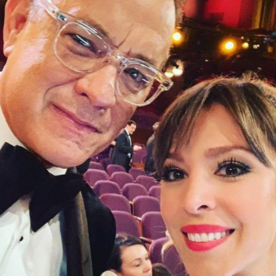 Gisela rescata una foto de los Oscar para enviar un mensaje a Tom Hanks, aislado por coronavirus