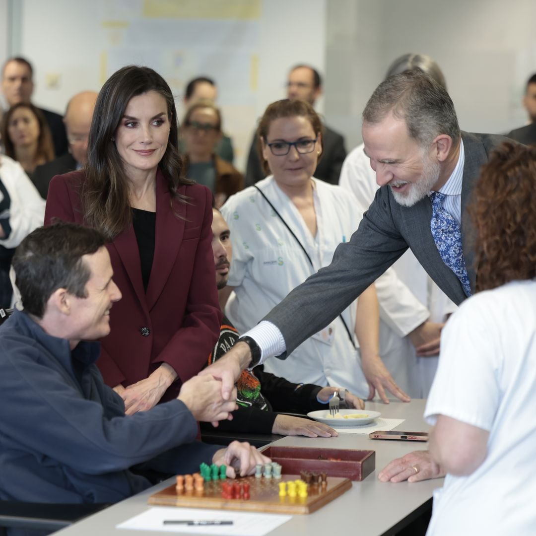 Las imágenes de los Reyes en el Hospital de Parapléjicos de Toledo, al cumplirse medio siglo de su fundación