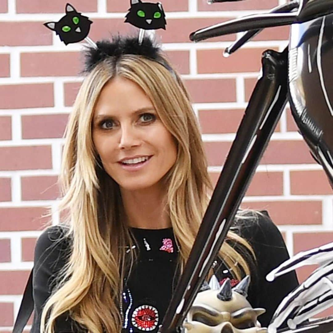 Heidi Klum calienta motores para Halloween con una divertida transformación