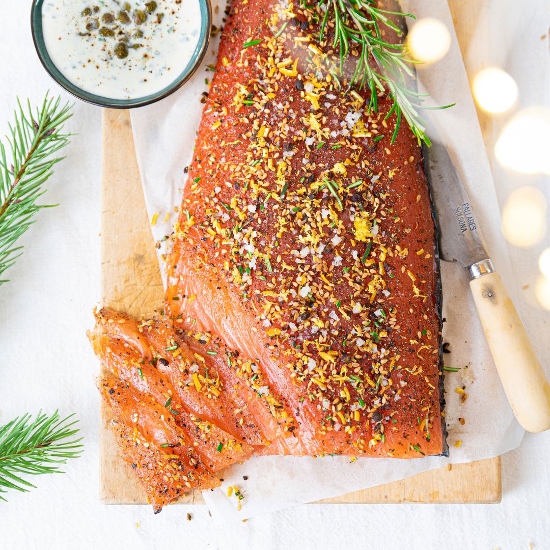 Salmón marinado casero: receta sencilla e ideal para Navidad