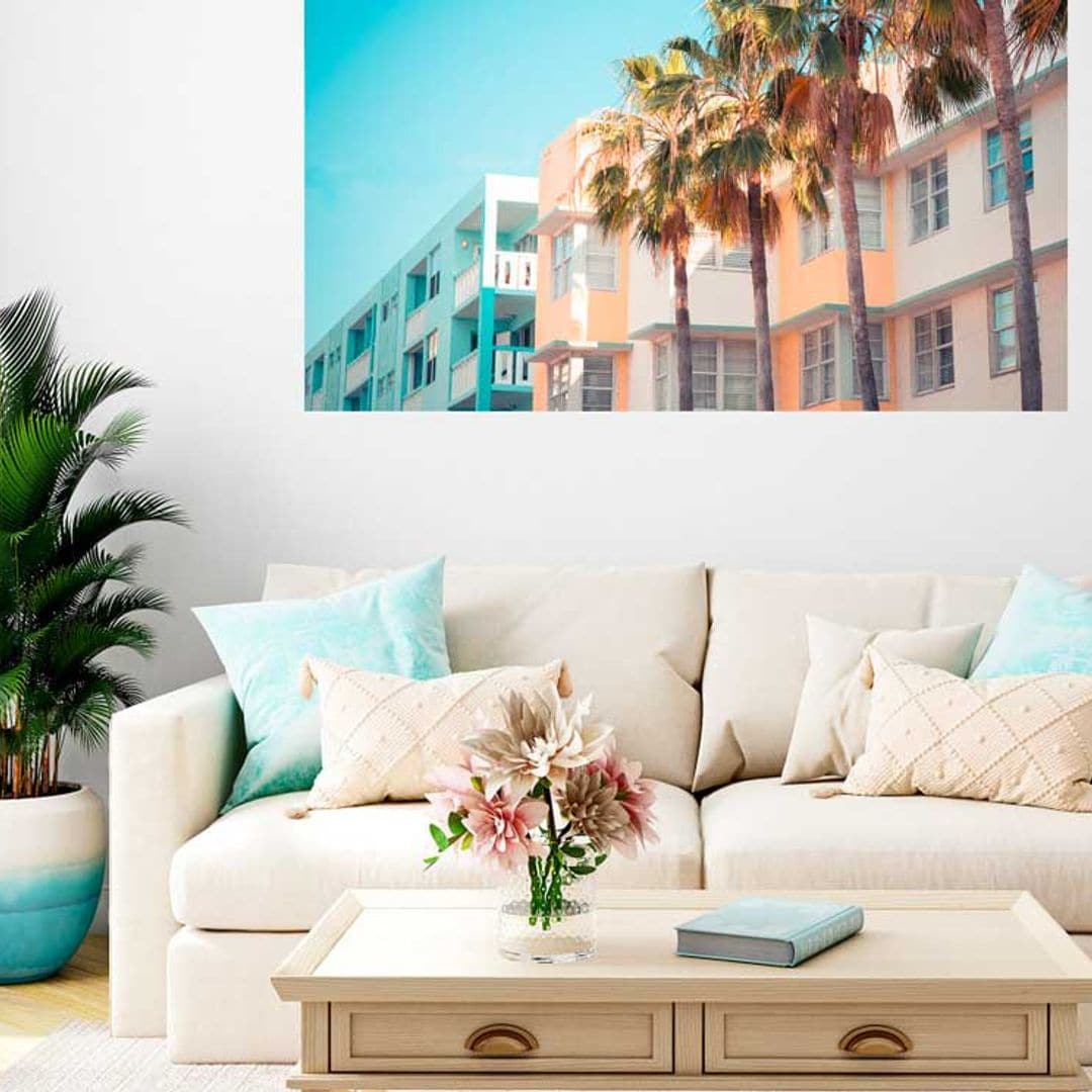 El estilo 'Miami Vibes' será uno de tus preferidos para decorar la casa este verano