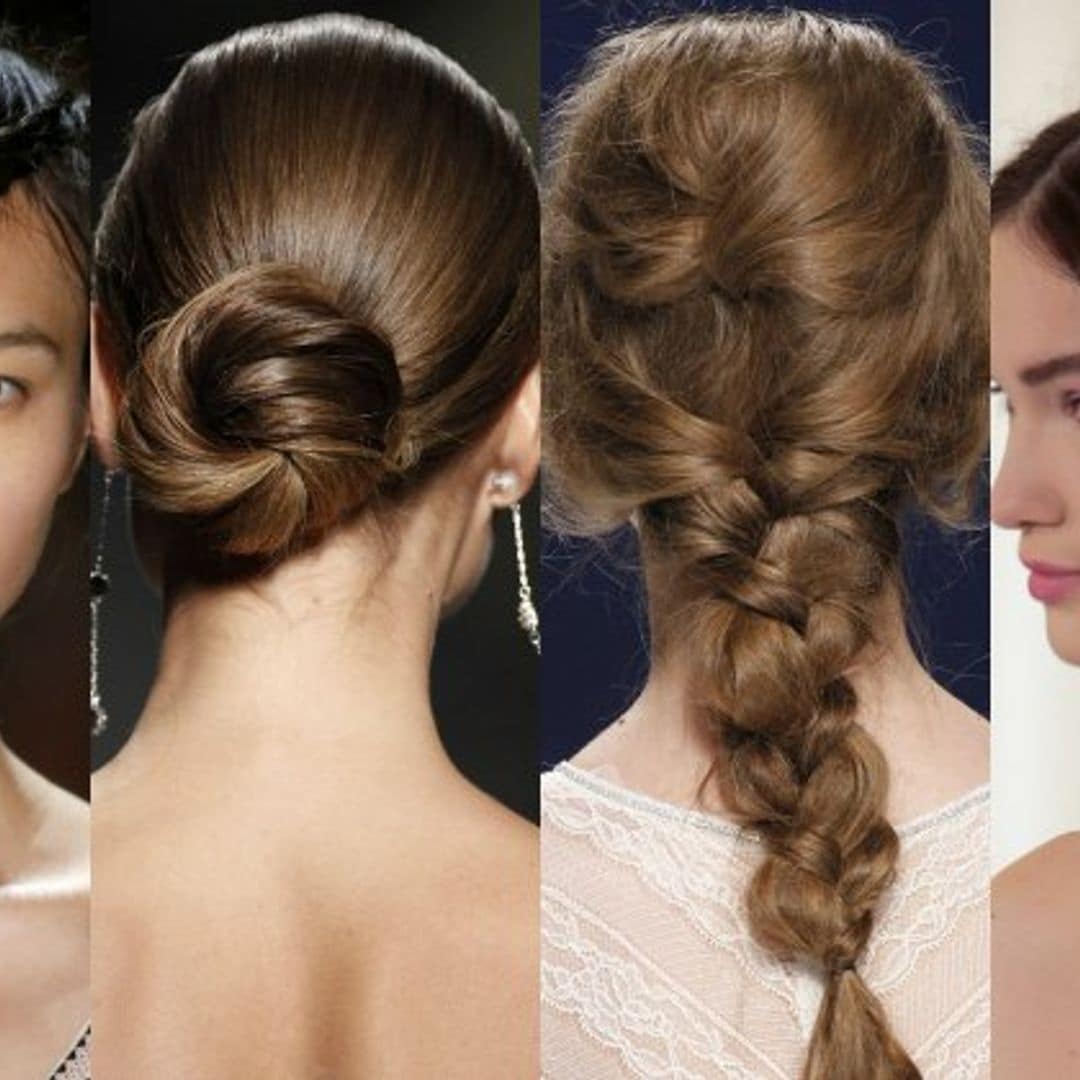 Cómo llevar joyas en el pelo con cuatro peinados de novia diferentes