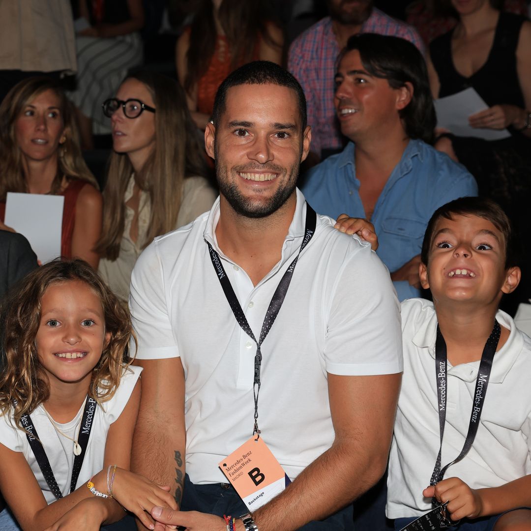 Los hijos de Malena Costa, espectadores de lujo de su madre en la Madrid Fashion Week