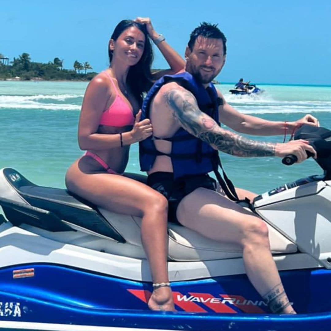 Lionel Messi y Antonela Roccuzzo disfrutan del verano en las Islas Turcas