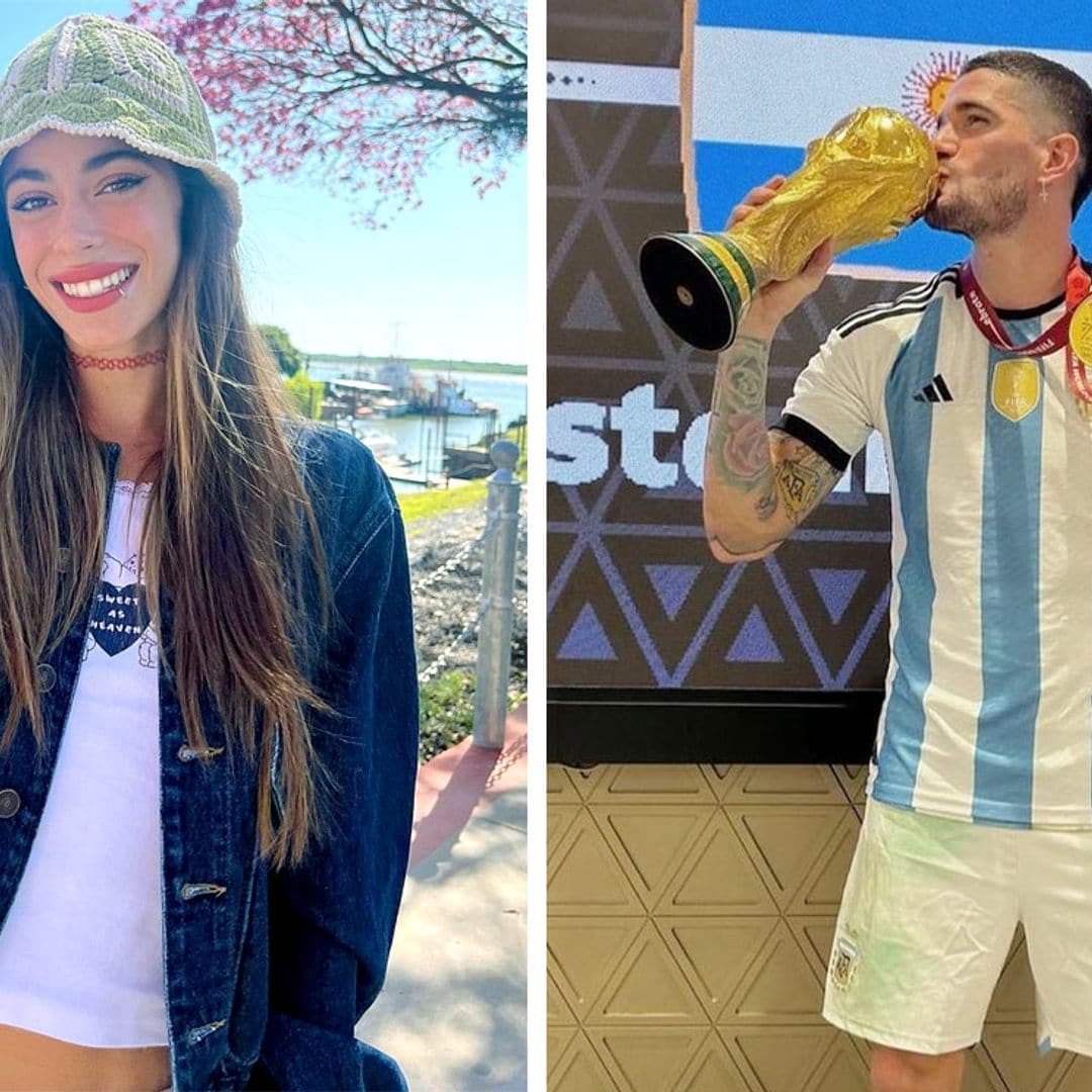 Las lágrimas de Tini al ver a Rodrigo de Paul ganar el Mundial desde la distancia