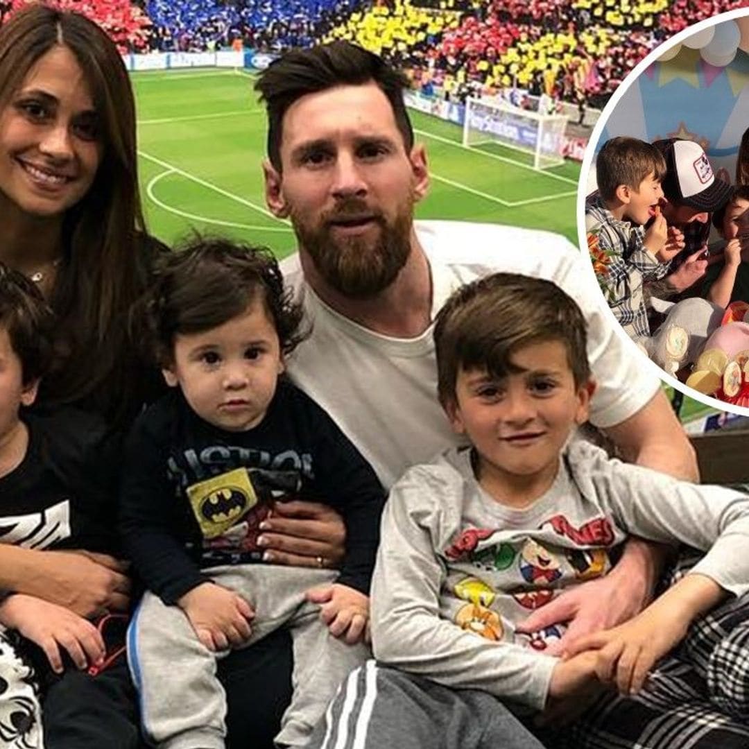 Leo Messi y Antonella Roccuzzo festejan el primer cumpleaños de Ciro, su hijo menor