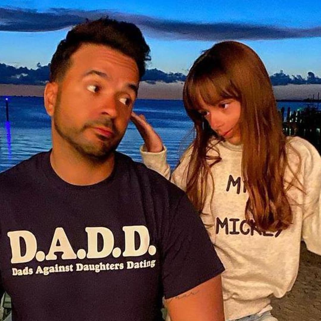 Luis Fonsi, incrédulo ante lo grande que luce su hija Mikaela