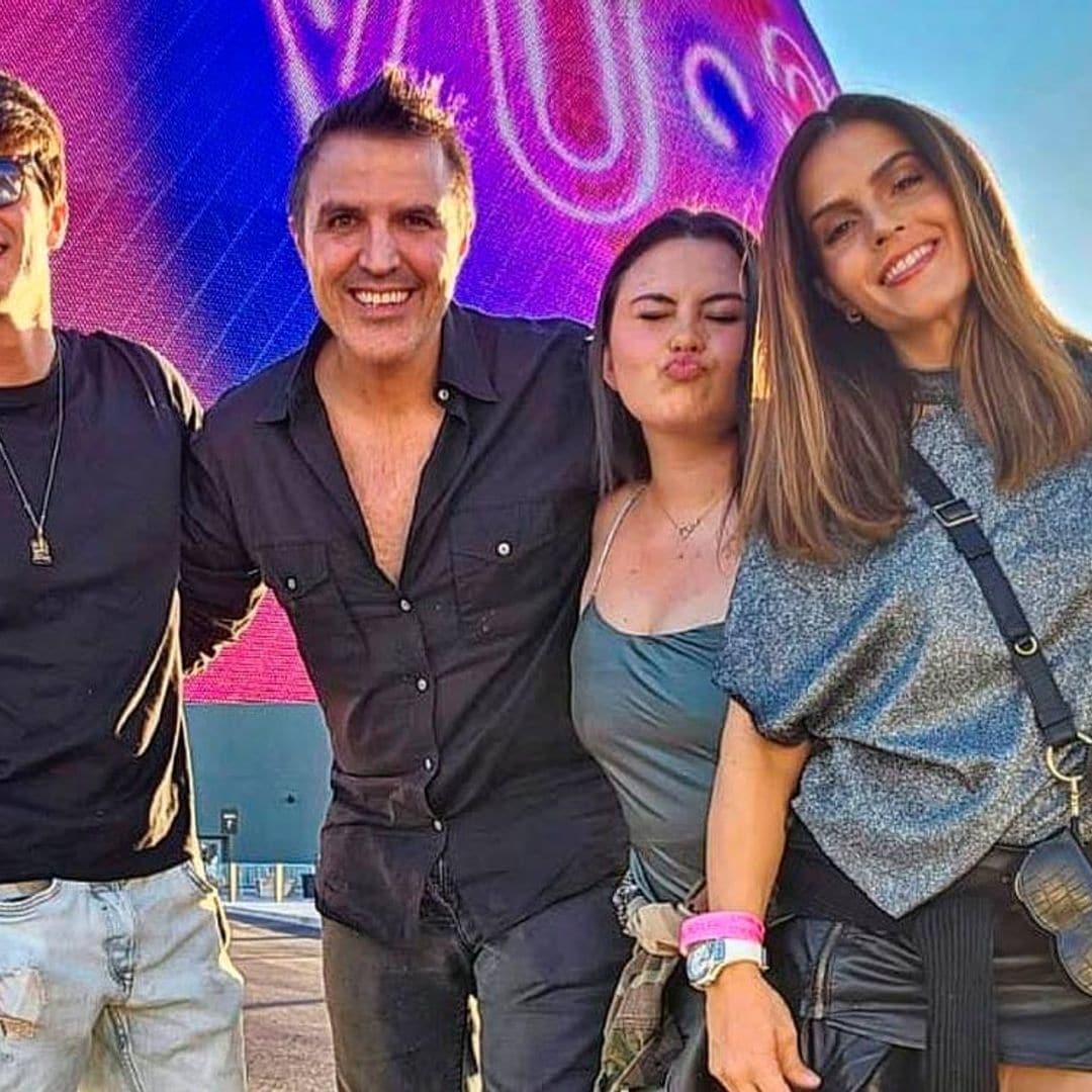 Claudia Álvarez y Billy Rovzar celebran sus cumpleaños en Las Vegas con los hijos mayores del productor