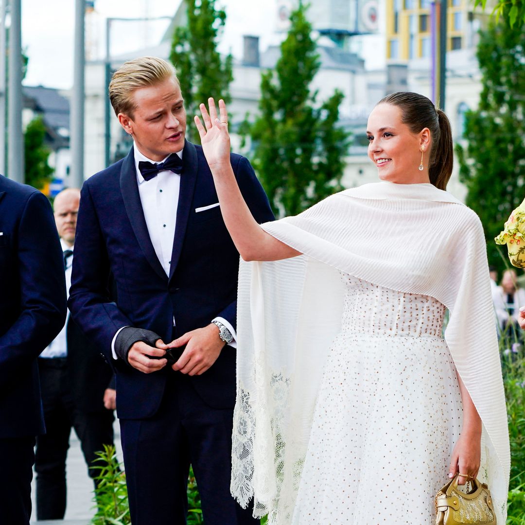 Marius Borg, Ingrid de Noruega, Haakon de Noruega, Mette-Marit de Noruega  y Sverre Magnus de Noruega