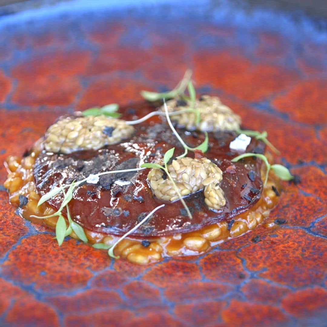 Arroz con pimientos (Pebreres farcides), de Quique Dacosta