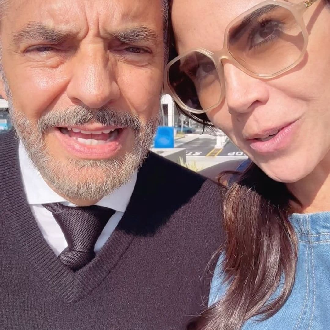 Paola Rojas y Eugenio Derbez