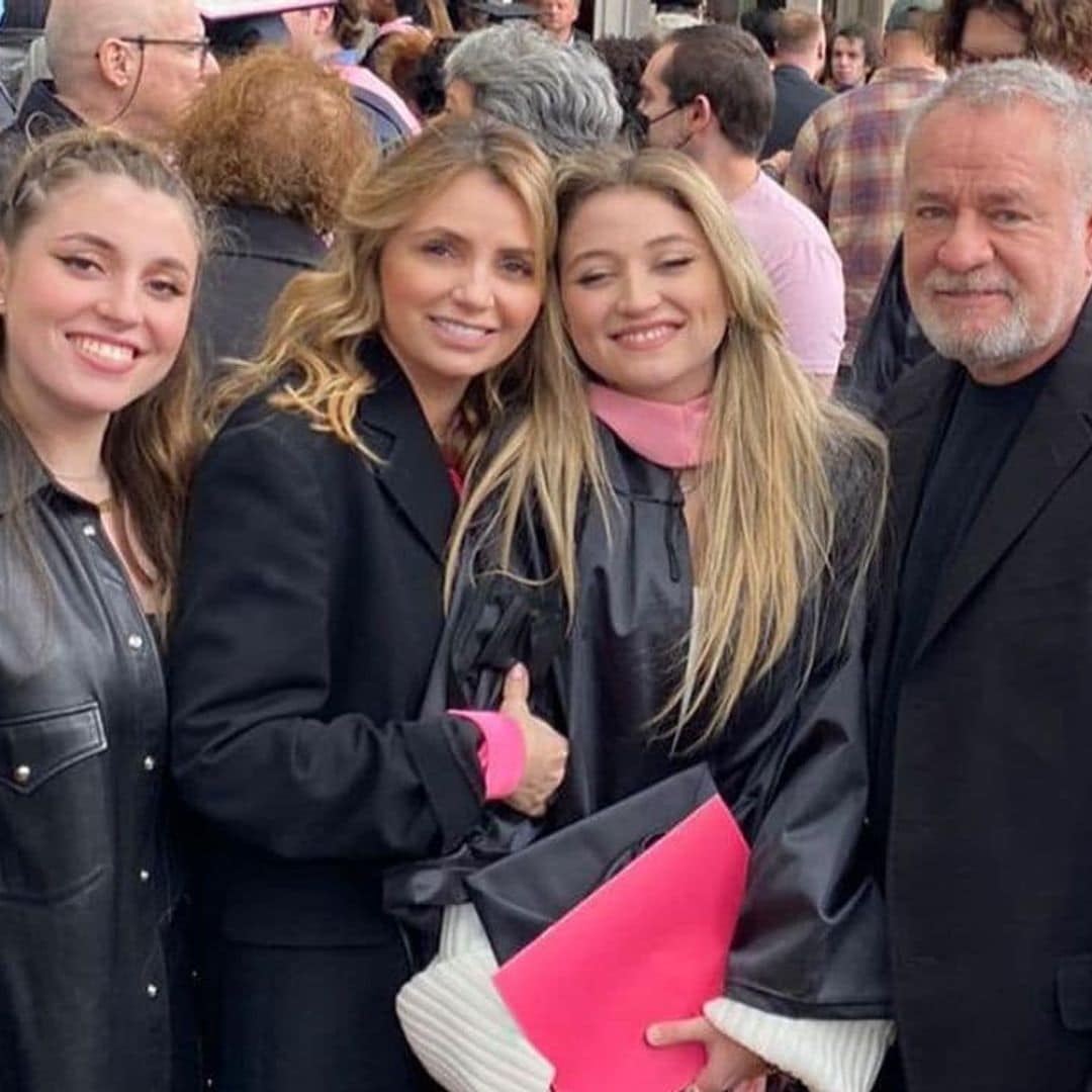 Angélica Rivera y El Güero Castro se unen por la graduación de su hija Fernanda