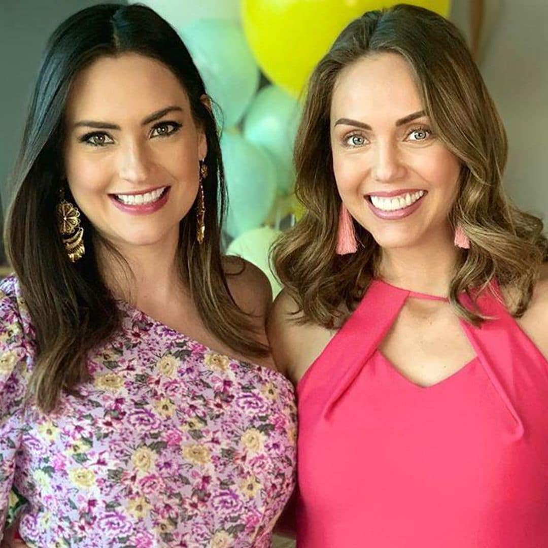 A punto de convertirse en mamá, Jessica Carrillo conoce a baby Megan, la hija de Michelle Galván