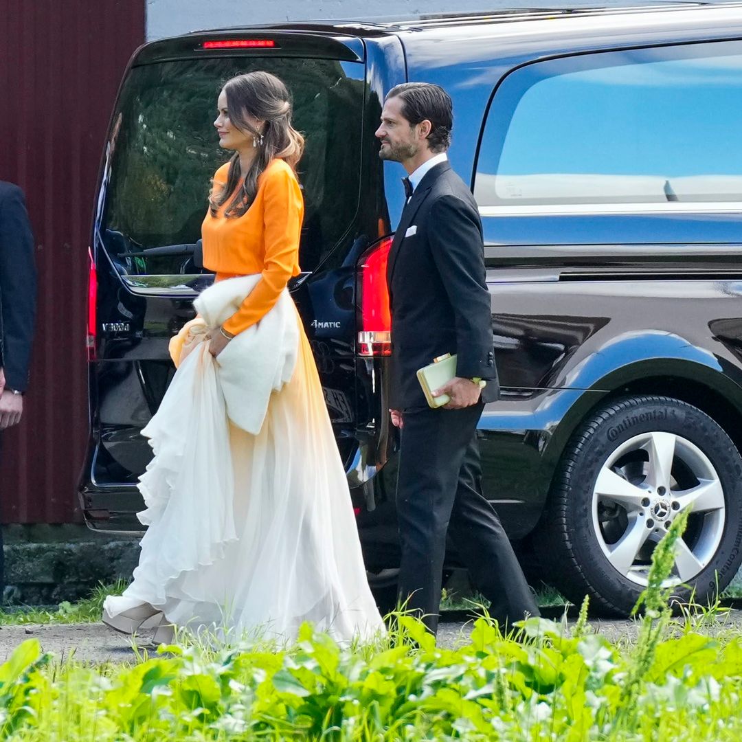 Sofia y Carlos Felipe de Suecia en la boda de Marta Luisa de Noruega