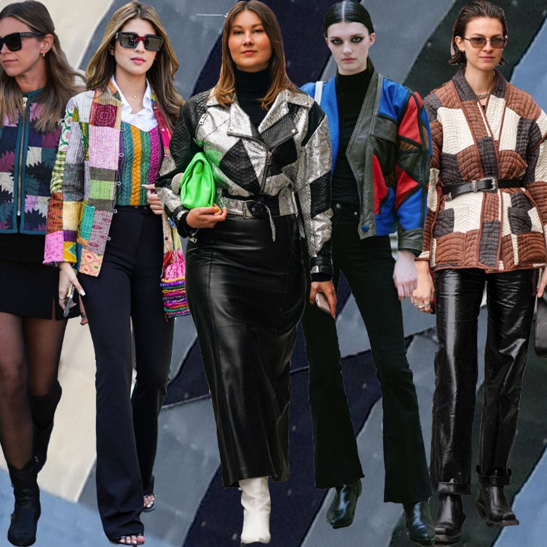 Vuelve la chaqueta 'patchwork': diez looks para llevarla con estilo en 2023