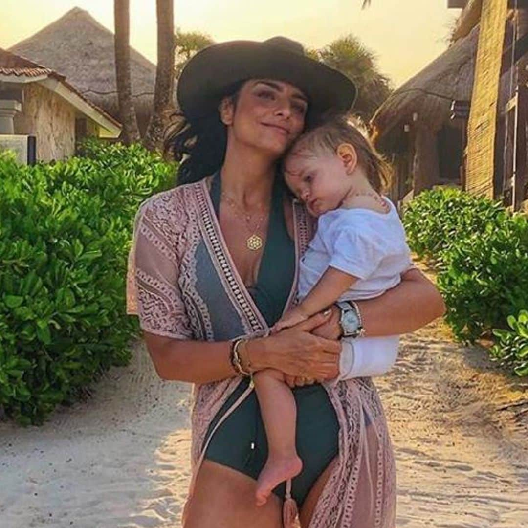 Kailani, la hija de Aislinn Derbez, es todo ternura al pronunciar los nombres de sus papás