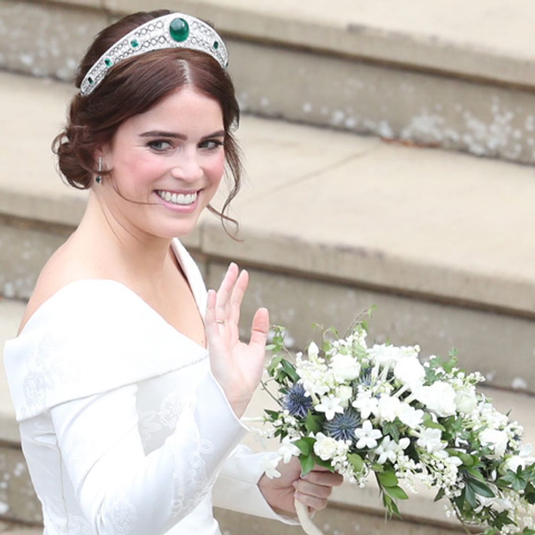 Eugenia de York rompe la tradición eligiendo una tiara centenaria de diamantes y esmeraldas