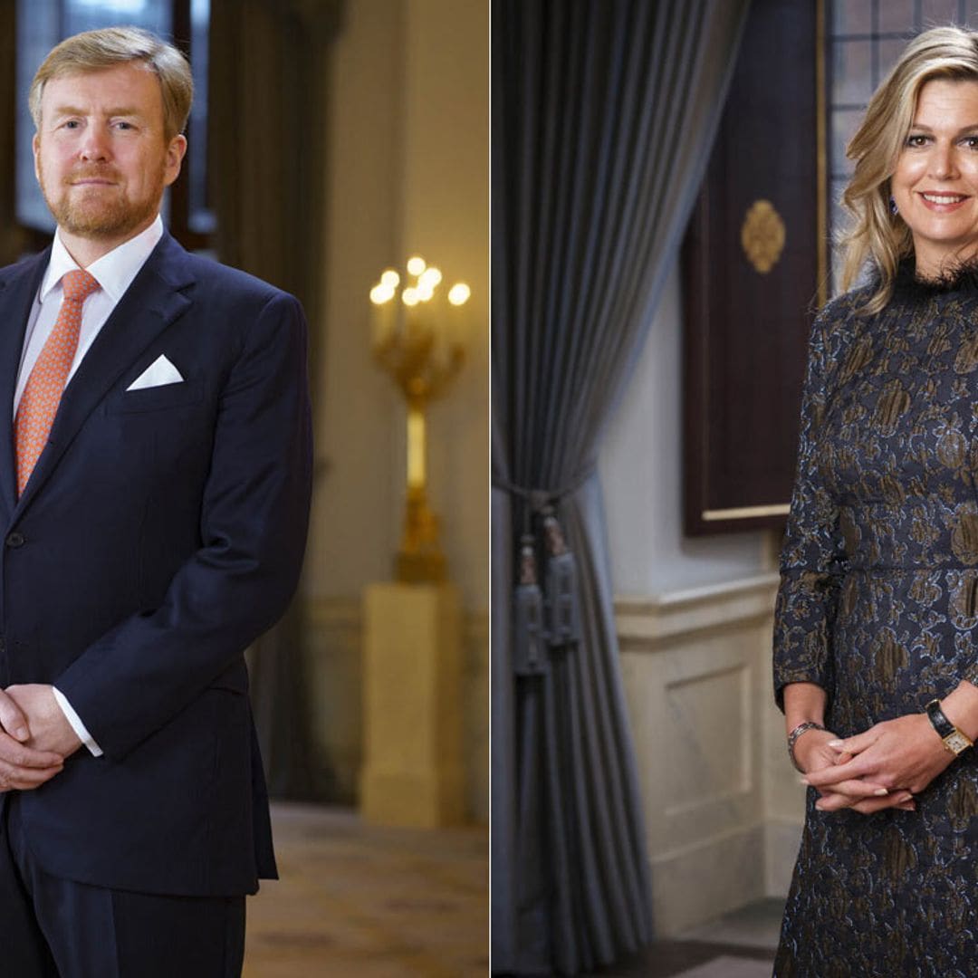 Los reyes Guillermo y Máxima de Holanda, todo elegancia en sus nuevos retratos oficiales