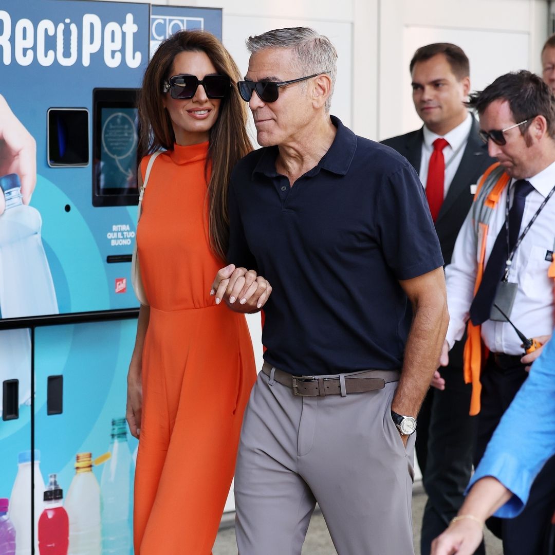 George Clooney y Amal Alamuddin en Venecia