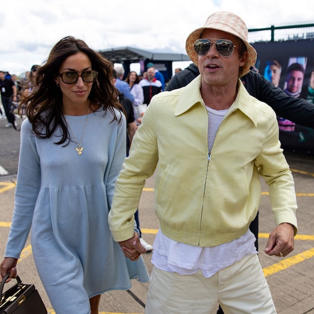 Inés de Ramón y Brad Pitt en la Fórmula 1 en 2024