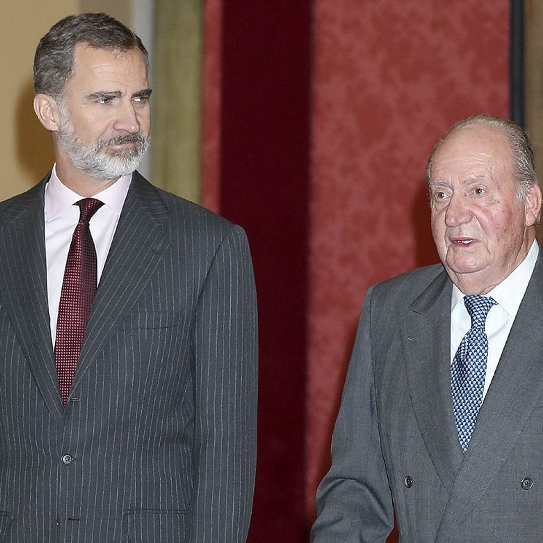 Don Juan Carlos se reunirá el lunes con el rey Felipe, doña Sofía y otros miembros de su familia en Zarzuela