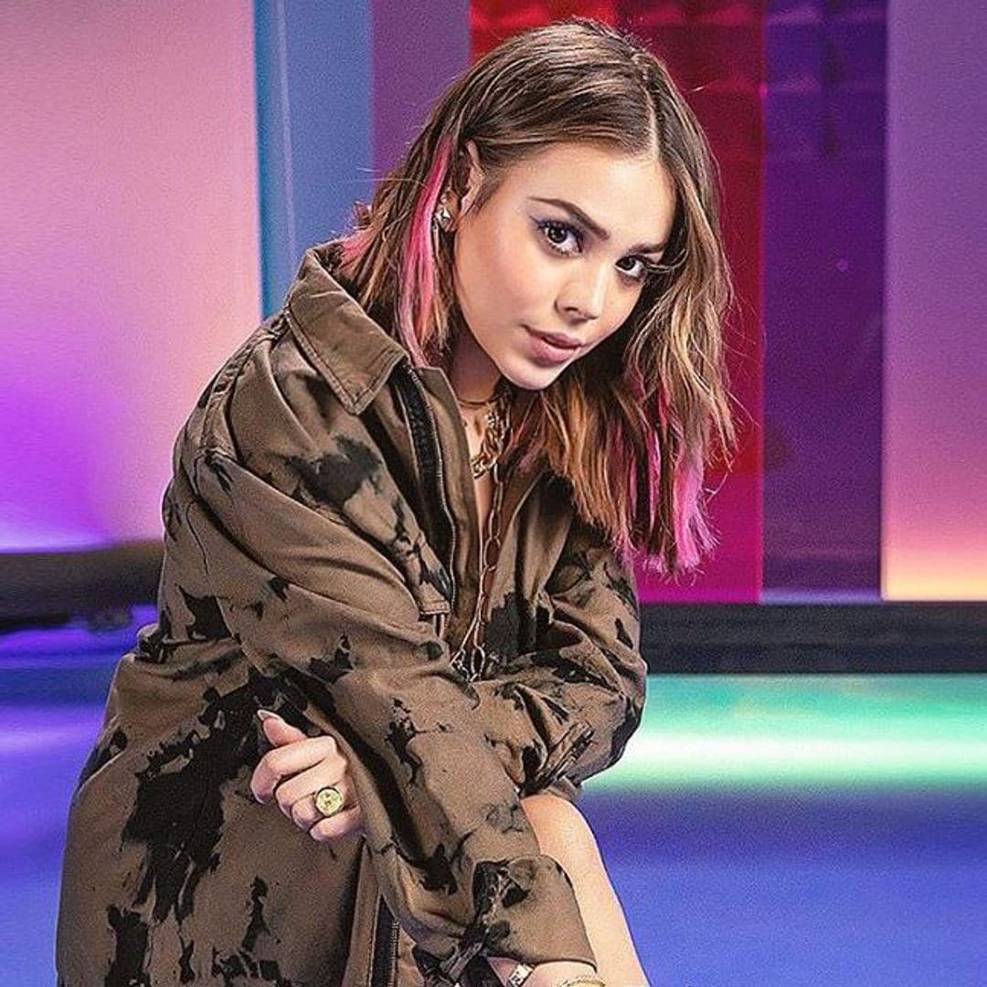 Danna Paola comparte sensual grabación en la ducha y todos sus fans enloquecen