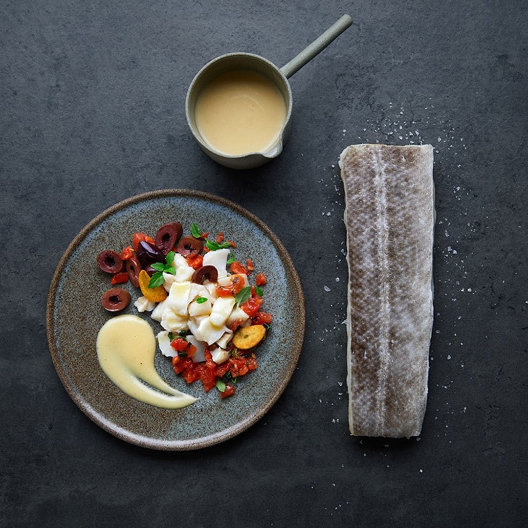 Bacalao con 'Vichysoisse'