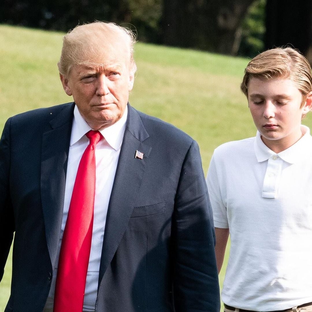 Como nunca, Donald Trump habla de su hijo Barron, de 17 años