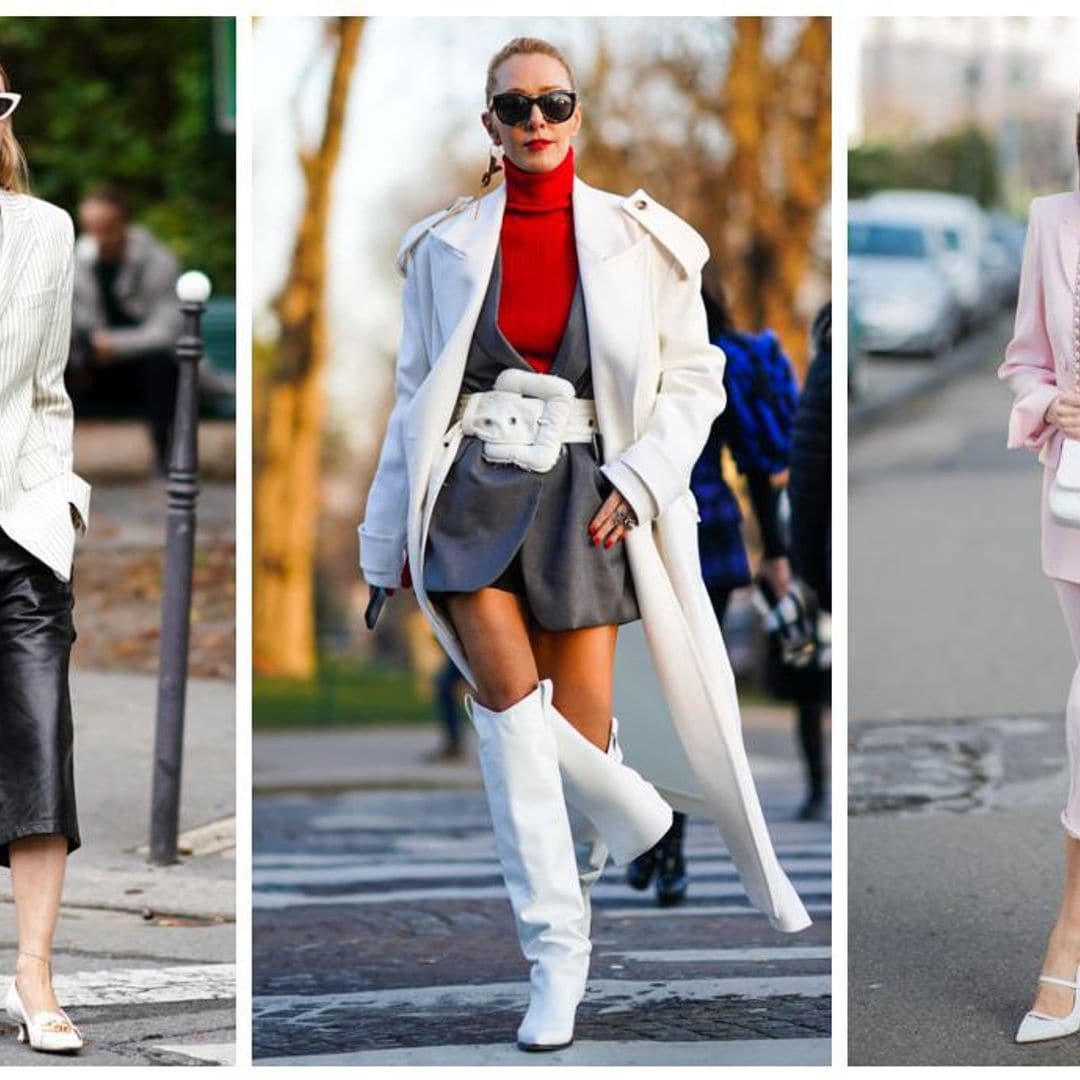 10 claves para combinar zapatos blancos como las influencers