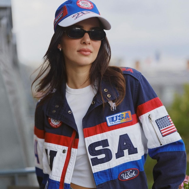 Kendall Jenner vestida de Ralph Lauren en los Juegos Olímpicos de París