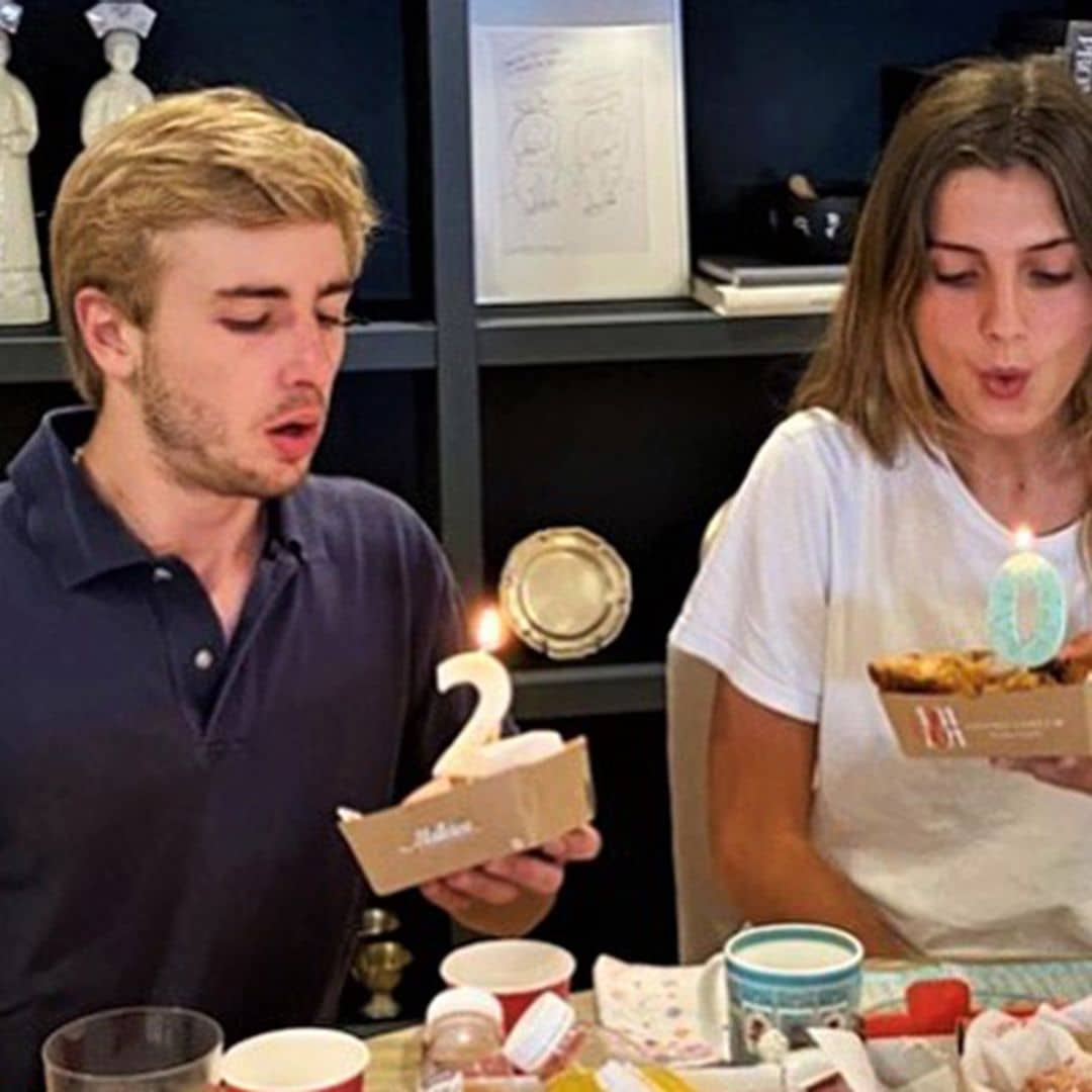 Amina y Luis Martínez de Irujo cumplen 20 años y lo celebran con una comida familiar junto a su madre