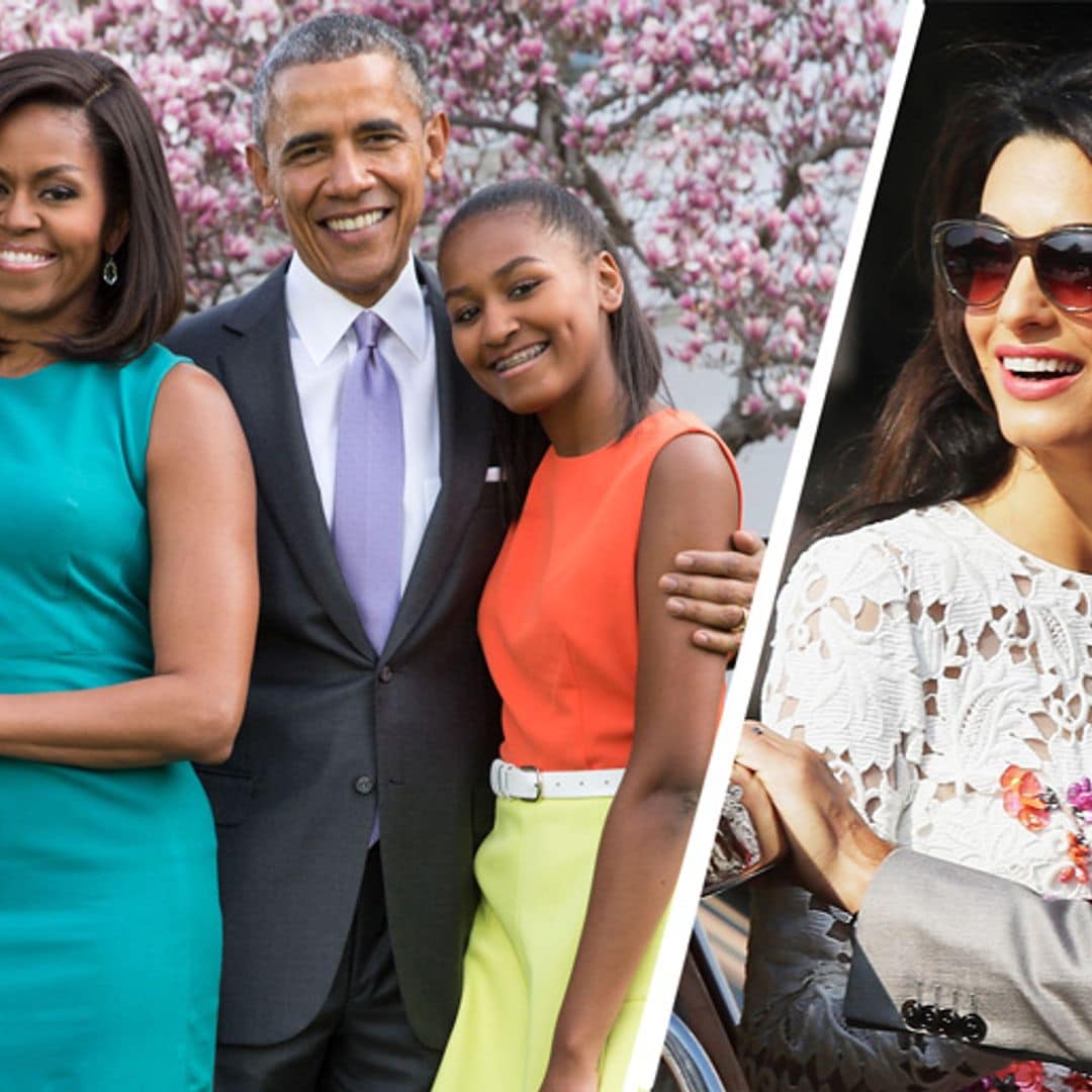 Los Obama se unen a George y Amal Clooney para un paseo en barco en el Lago Como