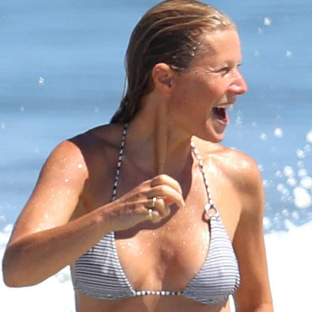 Gwyneth Paltrow, espléndida a los cincuenta, y su hija Apple Martin, dos bellezas al sol de Barbados