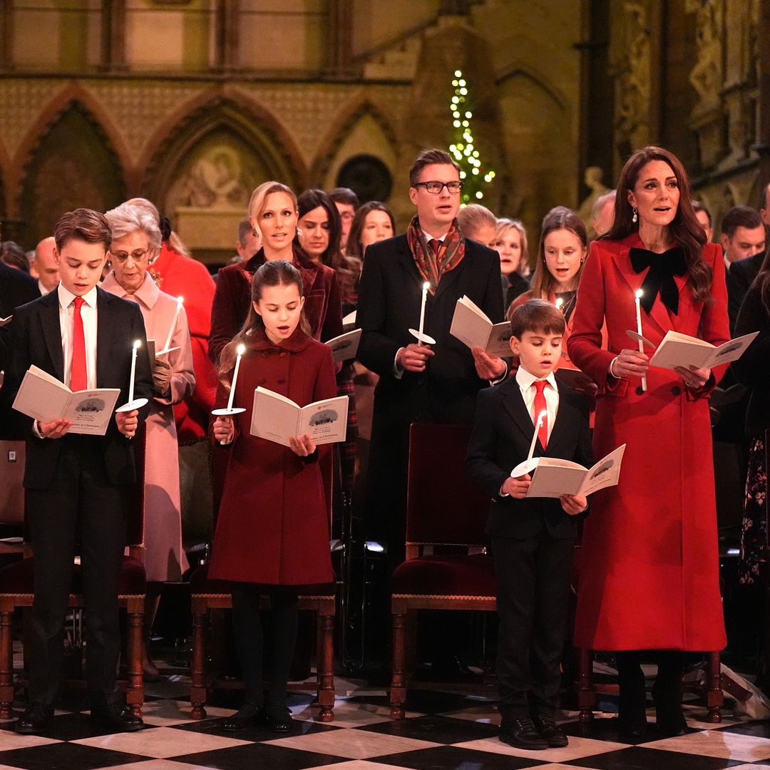 Kate Middleton, junto a su marido y sus tres hijos, brilla en el tradicional concierto de villancicos