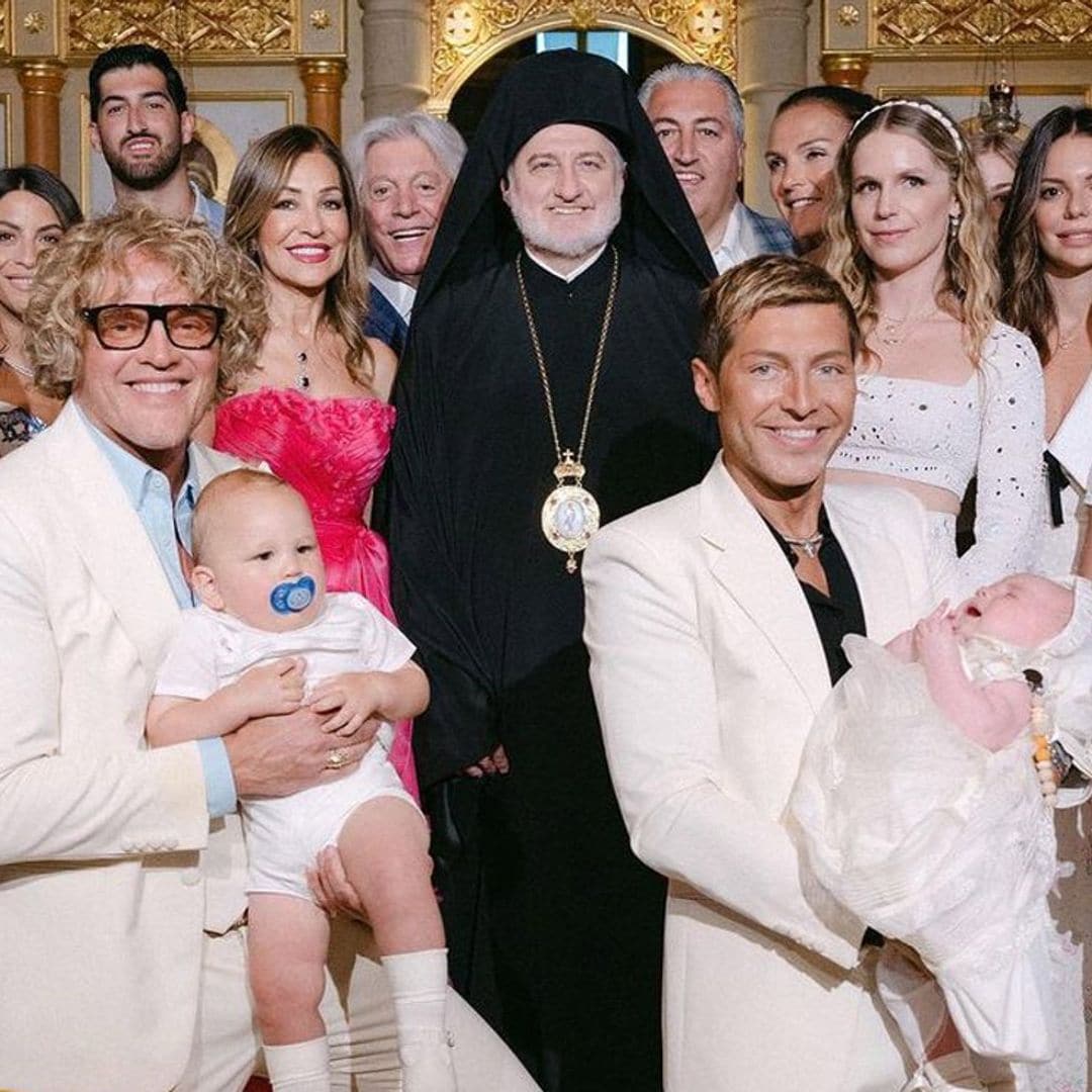 Padrinos multimillonarios, música en directo... Así fue el bautizo de los hijos de Peter Dundas que terminó con un fiestón