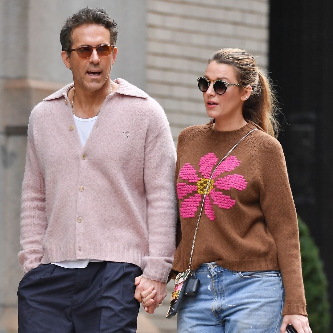 Actors Blake Lively and Ryan Reynolds in New York City