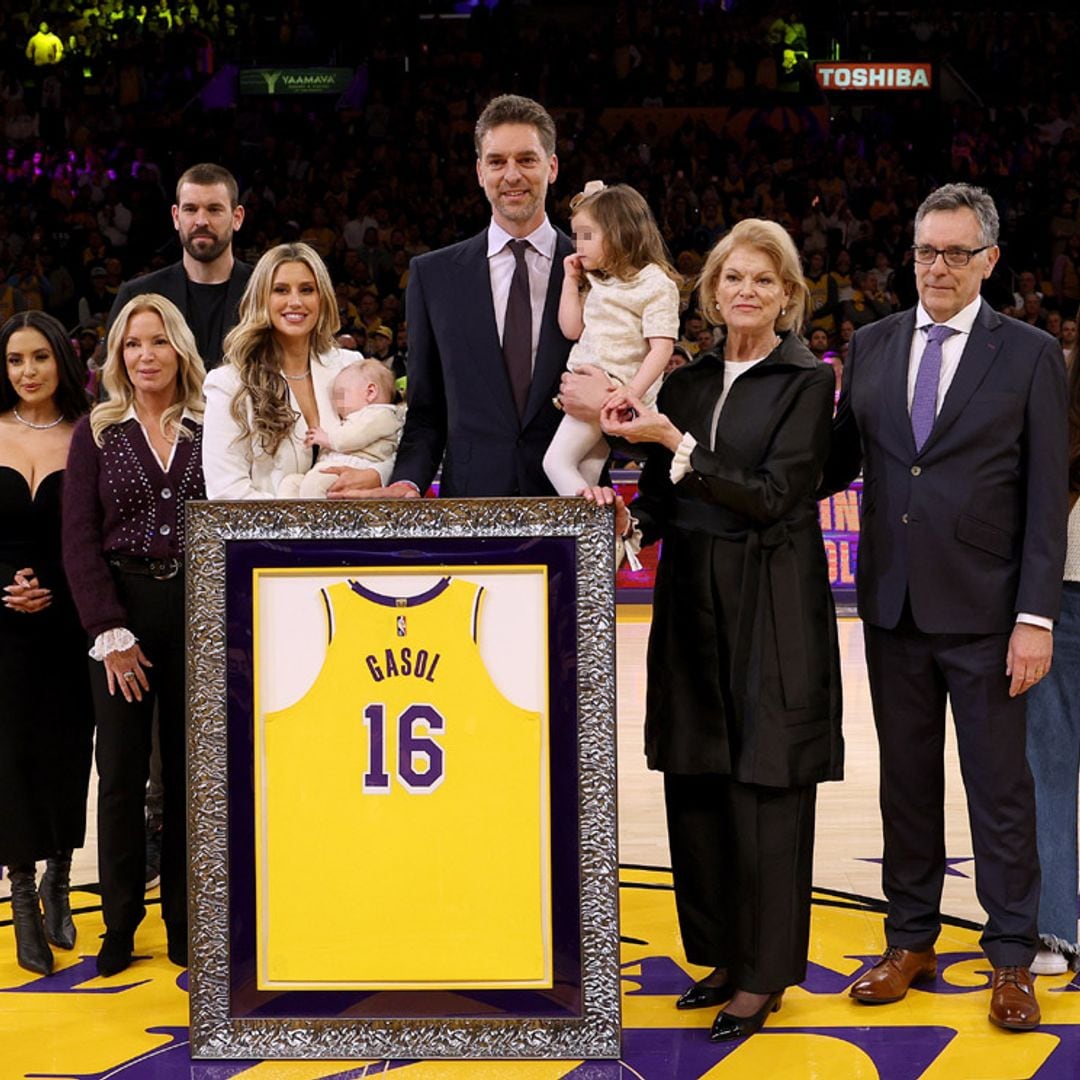 Con su familia y el recuerdo de Kobe Bryant, las lágrimas de Pau Gasol al hacer historia en Los Angeles Lakers