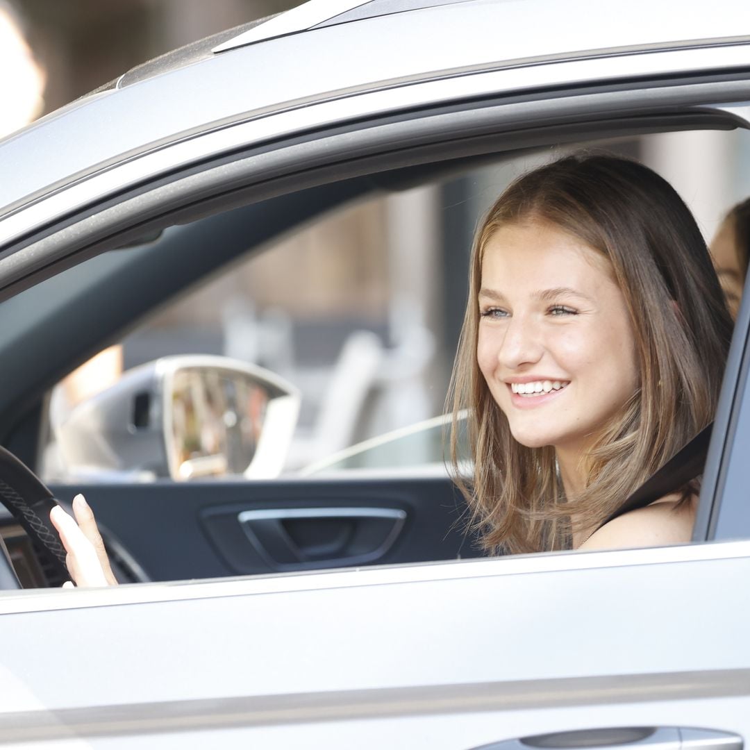 ¡Princesa al volante! Leonor comanda una divertida tarde de chicas en Mallorca